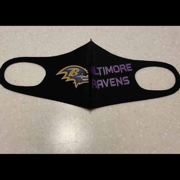 FACE MASK “BALTIMORE RAVENS”  FOOTBALL TEAM. - Picture 1 of 4
